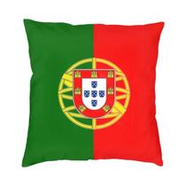Capa De Almofada Com Estampa Da Bandeira De Portugal Em Poliéster Para Sofá, Decoração De Casa