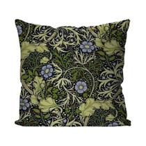 Capa De Almofada Com Padrões Florais 40X40 Design William Morris Para Quarto Sofá Carro Sala De