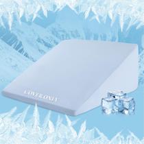 Capa de almofada Cooling Bed Wedge HOMBYS Q-max 0.4 azul claro Capa de almofada Cooling Bed Wedge HOMBYS Q-max 0.4 azul claro