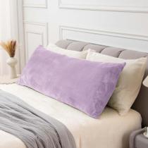 Capa de almofada corporal BEDELITE Super Soft Fuzzy Fleece 20x54cm Capa de almofada corporal BEDELITE Super Soft Fuzzy Fleece 20x54cm