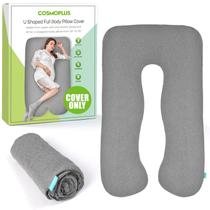 Capa de almofada corporal COSMOPLUS em forma de U Cool Jersey Grey