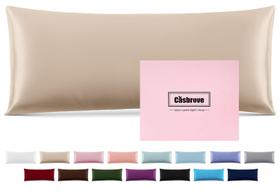 Capa de almofada corporal de seda, fronha Casbrove Champagne