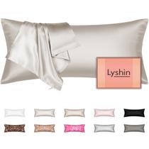 Capa de almofada corporal de seda LYSHIN Mulberry Silk 20x54 polegadas, 1 pacote Capa de almofada corporal de seda LYSHIN Mulberry Silk 20x54 polegadas, 1 pacote