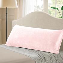 Capa de almofada corporal EVOLIVE 54x134 cm com zíper rosa