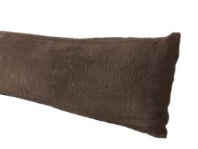 Capa de almofada corporal Truworth Bedding Sherpa/Microplush Coffee Capa de almofada corporal Truworth Bedding Sherpa/Microplush Coffee