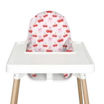 Capa de almofada de cadeira alta Nibble and Rest para almofada inflável, compatível com cadeira alta IKEA Antilop, acessórios, capa à prova de manchas e limpável (almofada não incluída) (cerejas e fitas) Capa de almofada de cadeira alta Nibble and Rest para almofada inflável, compatível com cadeira alta IKEA Antilop, acessórios, capa à prova de manchas e limpável (almofada não incluída) (cerejas e fitas)