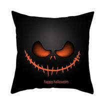 Capa De Almofada De Caveira De Halloween 18x18 Polegadas Para Decoração De Casa, Sofá E Carro