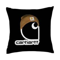 Capa De Almofada De Luxo De Pelúcia Curta Com Impressão Dupla Face C-Carhartts, Capa De Almofada