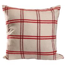 Capa De Almofada De Natal Xadrez VM/BC 45X45CM - Tuut Capa De Almofada De Natal Xadrez VM/BC 45X45CM - Tuut