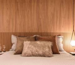 Capa de almofada de pelúcia mesclada cinza 30x50 importada