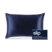 Capa de almofada de seda SLIP The Original Queen 22 Momme Navy Capa de almofada de seda SLIP The Original Queen 22 Momme Navy