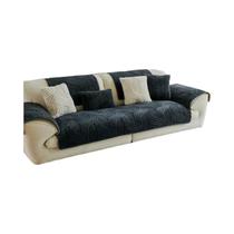 Capa De Almofada De Sofá Em Veludo Jacquard De Algodão Shu Espesso Para Inverno, Macia, Confortável