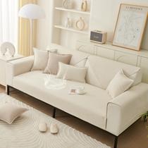 Capa de almofada de sofá HANDONTIME Waterproof Chenille L Beige