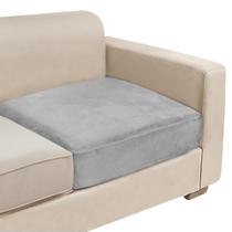 Capa de almofada de sofá NAISI Velvet Stretch Light Grey 1 peça