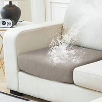 Capa de almofada de sofá NAISI Waterproof Velvet Elastic Taupe