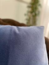 Capa de Almofada de Veludo Azul Pastel 45x45cm - Decoração Elegante