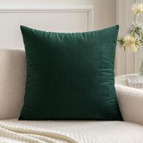 Capa de almofada de veludo MIULEE 61x61 cm Soft Luxury Green