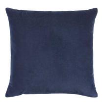 Capa de Almofada Decorativa 80x60 Azul Marinho Com Zíper Sem Refil Para Almofadão Encosto Sofá Cama Poltrona