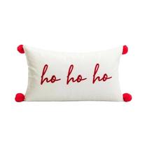 Capa De Almofada Decorativa Bordada Com Desenho De Papai Noel Para Sofá, Decoração De Natal Para Capa De Almofada Decorativa Bordada Com Desenho De Papai Noel Para Sofá, Decoração De Natal Para