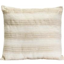 Capa De Almofada Decorativa Chenille 1 Peça 45x45 Cm 65% Poliéster, 35% Algodão - Bege