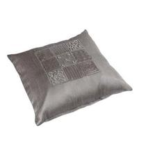 Capa de Almofada Decorativa Cinza Miçangas/Pedrarias 30x30 Capa de Almofada Decorativa Cinza Miçangas/Pedrarias 30x30