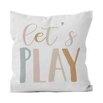 Capa De Almofada Decorativa Com Estampa De Letras Para Quarto Infantil, Berçário, Sofá, Cantinho De