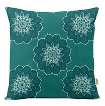 Capa de Almofada Decorativa com Estampa em Tom Azul - Vargottam Capa de Almofada Decorativa com Estampa em Tom Azul - Vargottam