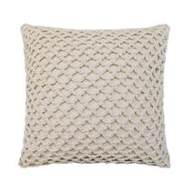 Capa De Almofada Decorativa Croche Nordeste 42 X 42 Artesanal Estampa 04 cor crua Capa De Almofada Decorativa Croche Nordeste 42 X 42 Artesanal Estampa 04 cor crua