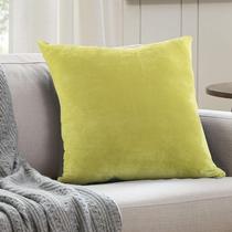 Capa de almofada decorativa EVOLIVE 66x66 cm Lime Zipper