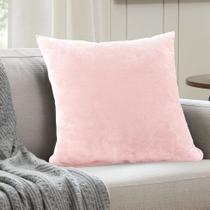 Capa de almofada decorativa EVOLIVE 66x66 cm Micromink Pink