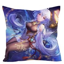 Capa de almofada decorativa Genshin Impacts Anime 45x45cm Capa de almofada decorativa Genshin Impacts Anime 45x45cm
