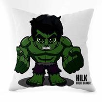 Capa de almofada decorativa Green Hulks 45x45cm poliéster Capa de almofada decorativa Green Hulks 45x45cm poliéster