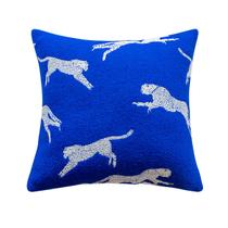 Capa de almofada decorativa Leaping Leopard Poliéster 45x45cm Capa de almofada decorativa Leaping Leopard Poliéster 45x45cm