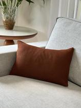 Capa De Almofada Decorativa Lisa Tricot 50x30 Sofa Cama