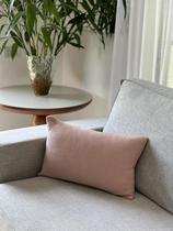 Capa De Almofada Decorativa Lisa Tricot 50x30 Sofa Cama