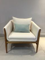 Capa de Almofada Decorativa Lisa Verde para Páscoa 100% Algodão para Sofá - 30x50cm