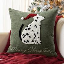Capa de almofada decorativa LOOPUINHOM 46x46 cm Velvet Xmas