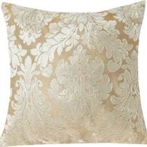 Capa de Almofada Decorativa Madri 1 Peça 45cm x 45cm 100% Poliéster - Bege Capa de Almofada Decorativa Madri 1 Peça 45cm x 45cm 100% Poliéster - Bege