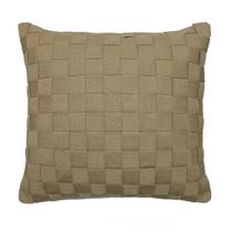 Capa De Almofada Decorativa Moderna Trance 45 X 45 Artesanal cor Caramelo Capa De Almofada Decorativa Moderna Trance 45 X 45 Artesanal cor Caramelo