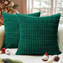 Capa de almofada decorativa Softalker 41x41 cm Corduroy Soft, pacote com 2 unidades