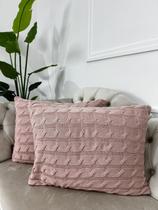 Capa De Almofada Decorativa Tricot 60x40 Sofa Cama