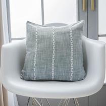 Capa de almofada decorativa vctops de linho listrado rústico Capa de almofada decorativa vctops de linho listrado rústico