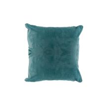 Capa de Almofada Decorativa Veludo Azul Turquesa 40 x 40 cm