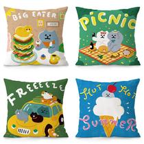 Capa de almofada Dopamine Mood Boosting Animal Series 35x35cm Capa de almofada Dopamine Mood Boosting Animal Series 35x35cm