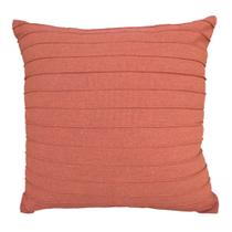 Capa de Almofada Drapeada Terra 50x50cm Capa de Almofada Drapeada Terra 50x50cm