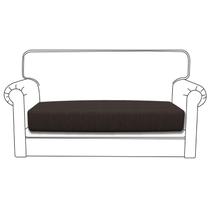 Capa de almofada Easy-Going Stretch Loveseat Chocolate Capa de almofada Easy-Going Stretch Loveseat Chocolate