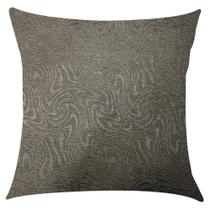 Capa de Almofada em Jacquard Textura Cinza 45x45cm Capa de Almofada em Jacquard Textura Cinza 45x45cm