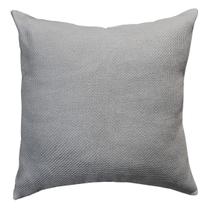 Capa de Almofada em Suede Texturizado Premium 50x50cm Luxo Decorativa Claro