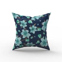 Capa de Almofada em Tecido Impermeável Acqua Linea Tírio Marinho