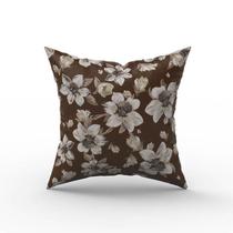 Capa de Almofada em Tecido Impermeável Acqua Linea Tírio Marrom
